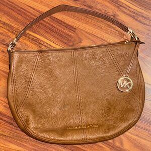 Michael Kors Tan Leather Hobo Bag
